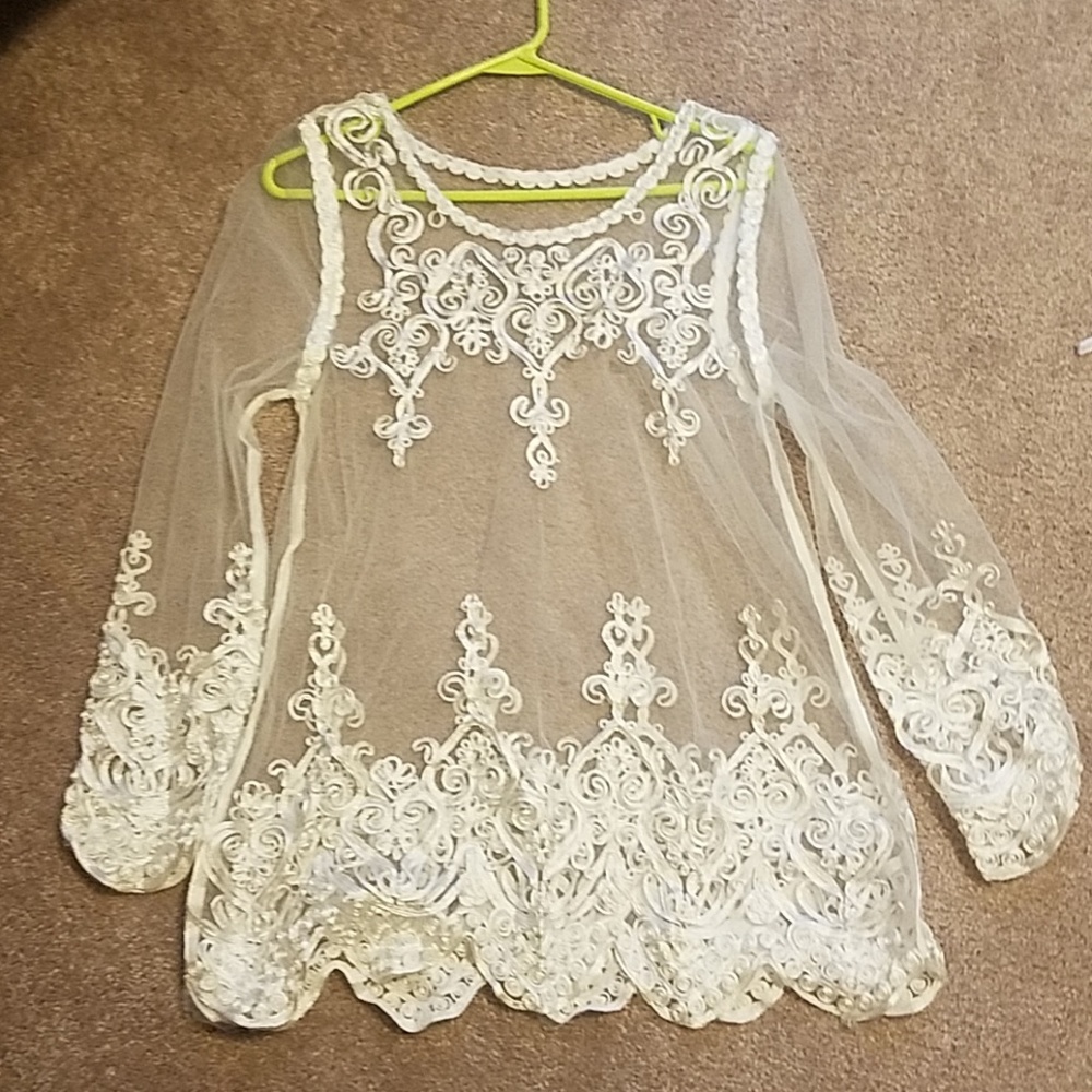 Sheer Swim cover up
